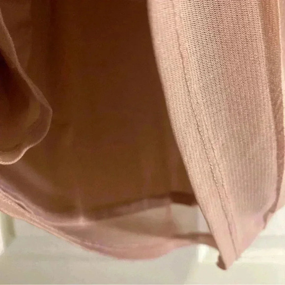 Alfani Women’s Nylon Sheer Blouse Top Lined Mauve/Lt. Purple Sz. M - Picture 8 of 8